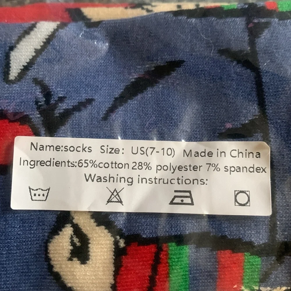 Chucky Character Socks - Red bloody gag